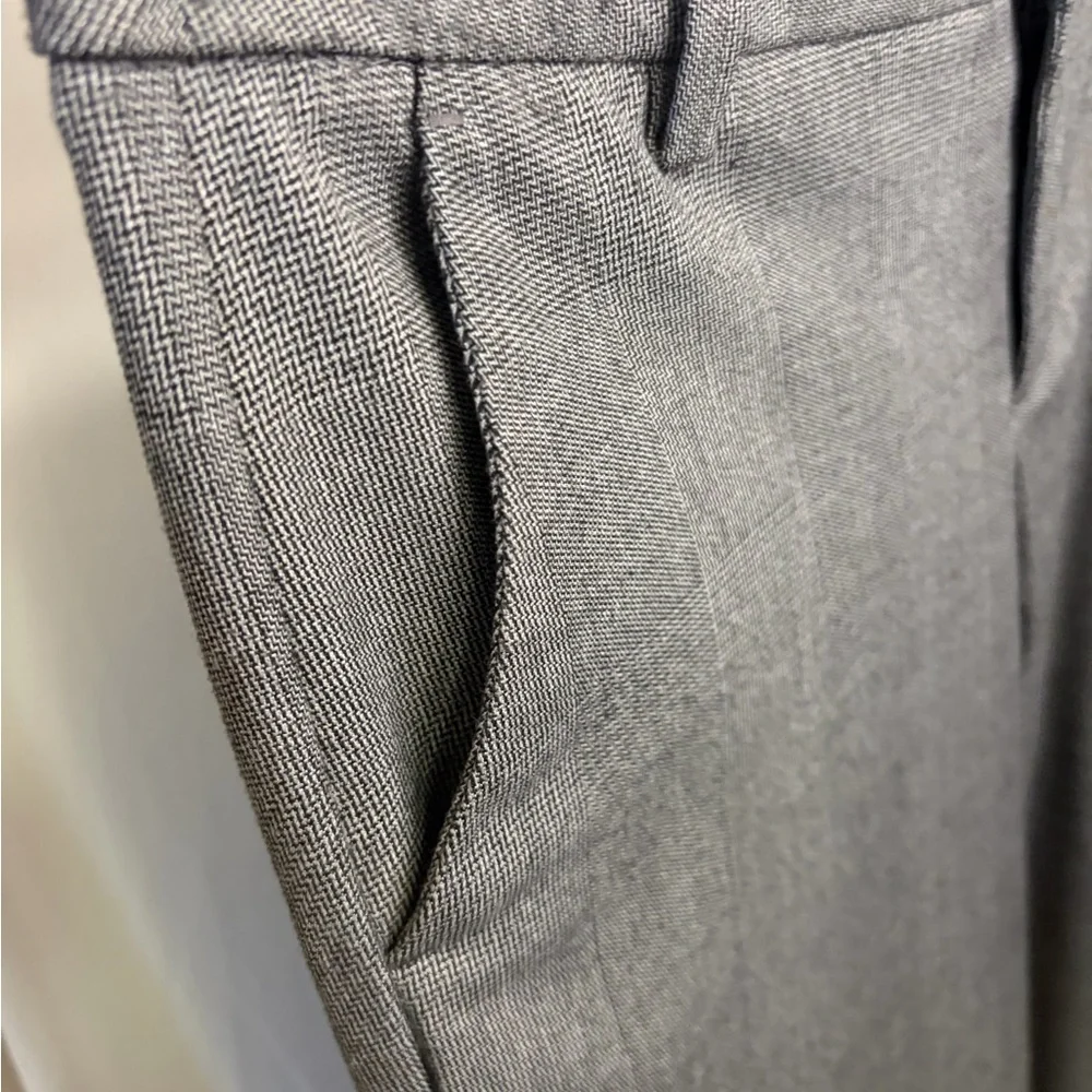 GAP Black and Gray Wide-Leg Trousers with pockets size 2L